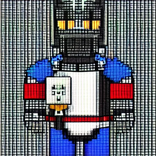 Prompt: 8 - bit pixel art of a knight