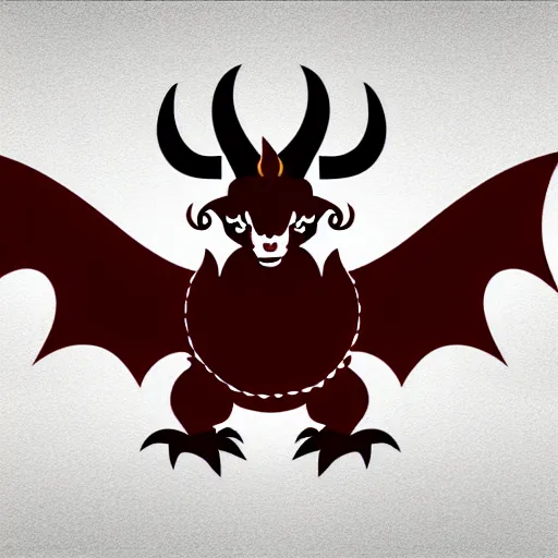 Image similar to vector art of welsh dragon and panda mixed, intercrossed, chimera, welsh flag, adobe illustrator