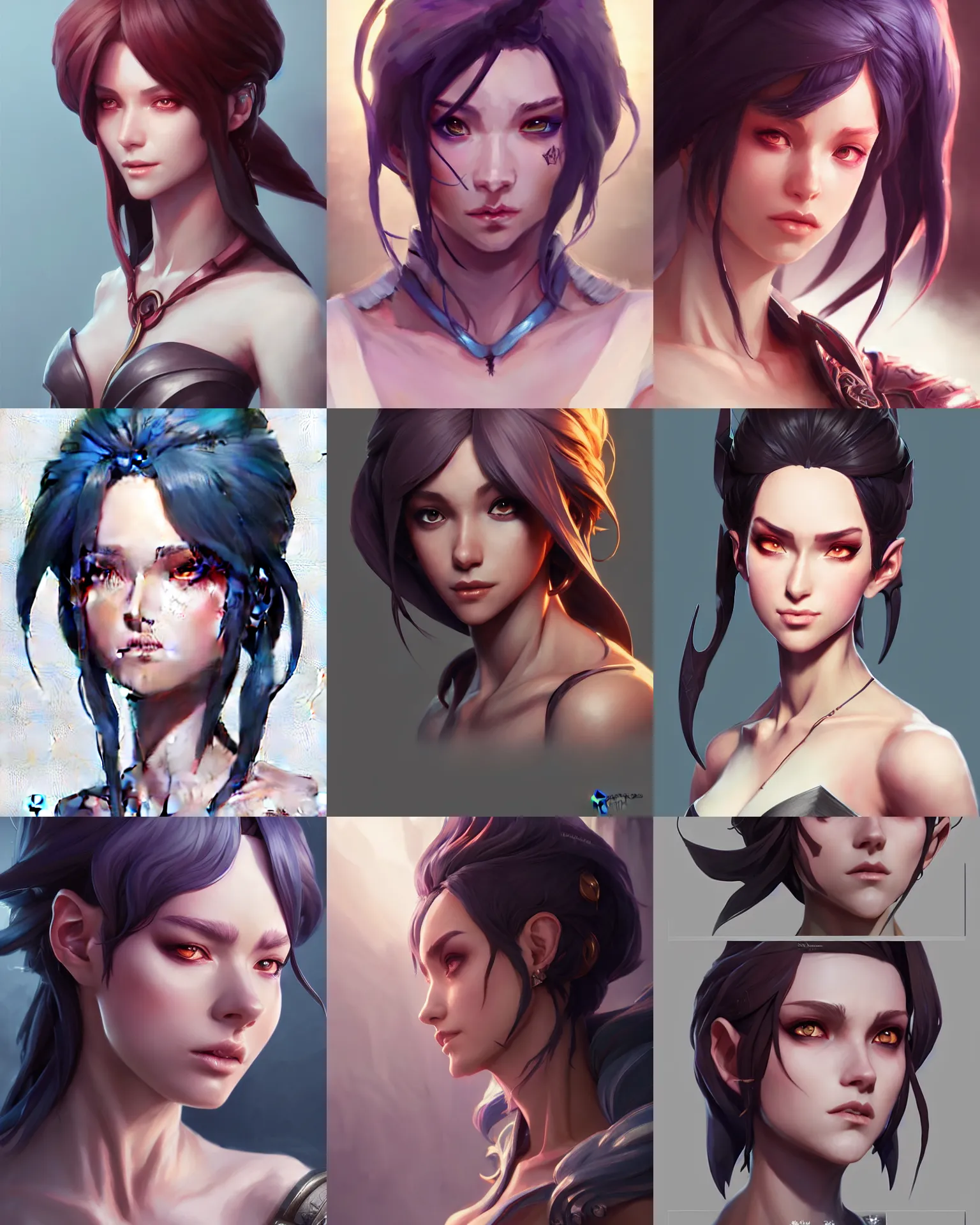 Prompt: character concept art of reyna from valorant | | distinct - fine, key visual, realistic shaded perfect face, fine details by stanley artgerm lau, wlop, rossdraws, james jean, andrei riabovitchev, marc simonetti, sakimichan, and jakub rebelka, trending on artstation