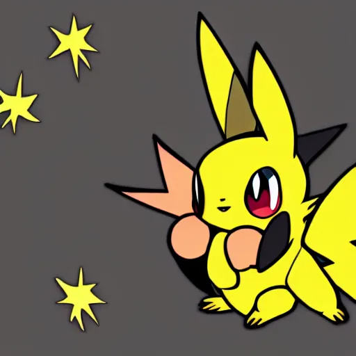 Prompt: pichu ( pokemon ) defeats charizard, digital art by jazza