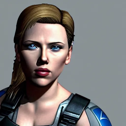 Image similar to Scarlett Johansson as Jill Valentine