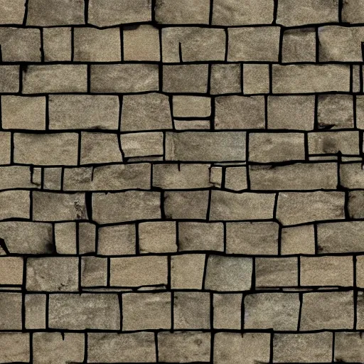 Prompt: normal map of a stone wall - seamless