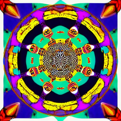 Image similar to Ween boognish mandala, psychedelic