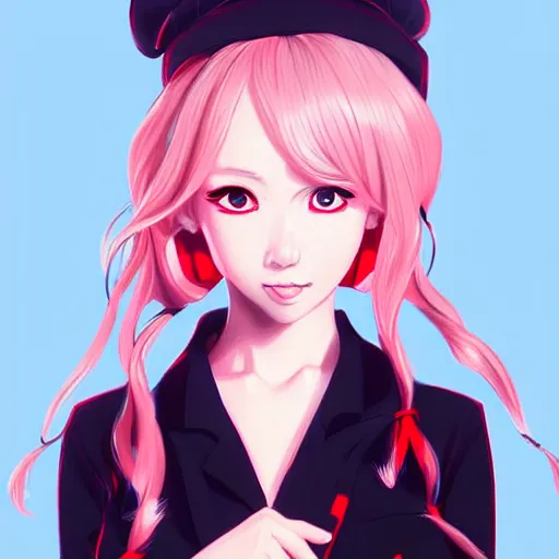 Image similar to Ann Takamaki, anime, elegant, 2d, ultra highly detailed, digital painting, smooth, sharp focus, artstation, pixiv, art by Ina Wong, art by Ilya Kuvshinov