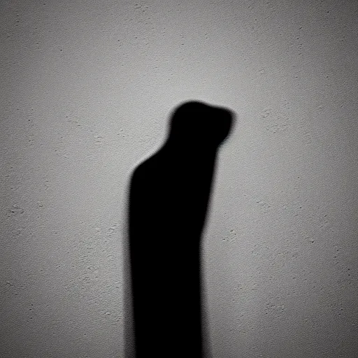 Image similar to shadow person with white eyes melting through wall creepily, Octane render, eerie, horrifying, Cinema 4D, dark horror,