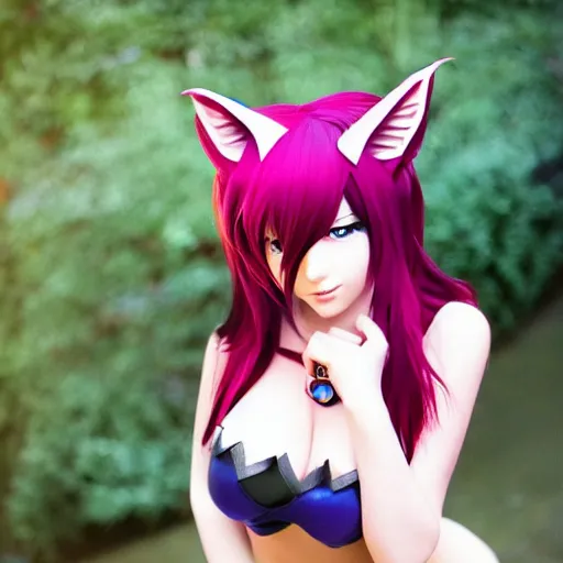 Image similar to ahri ( league of legends ) by oichi