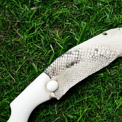 Prompt: photo of a Python Camp Axe, white background