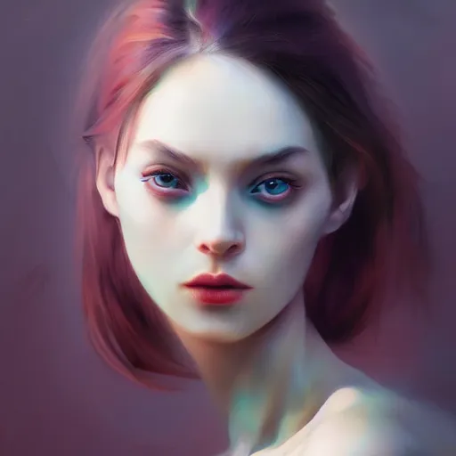 Image similar to The female in style of Svetlana Tigai, yanjun cheng, devian art, alexandr gaitota, sam yang, ghost blade art, realistic, cinematic, highly detailed, intricate