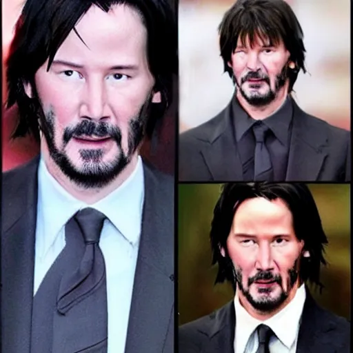 Image similar to keanu reeves as harry potter