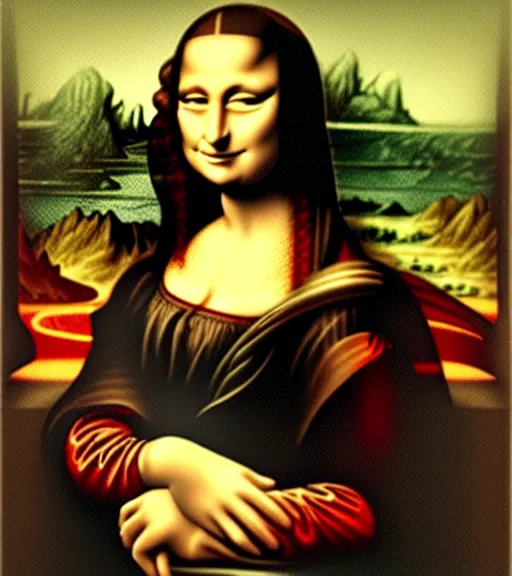 Prompt: the Mona Lisa reimagined as Marilyn Monroe