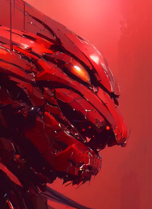 Prompt: painting of a web, highly detailed, digital painting, concept art, smooth, sharp focus, illustration, illustration by greg rutkowski, yoji shinkawa, 4 k, digital art, concept art, red color, trending on artstation, 8 k