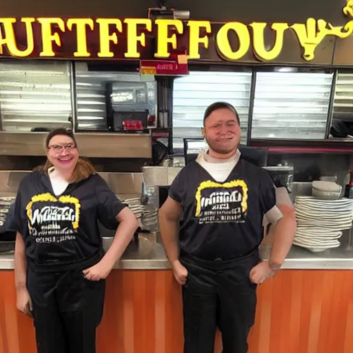 Image similar to wafflehouse employee's