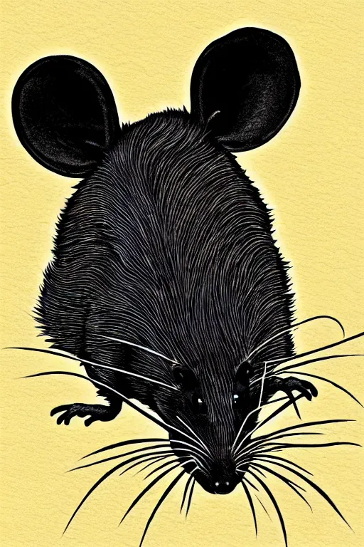 Prompt: black rats corpse. pop art, pixel, ultra realistic digital art, concept art, x y z composition, animals + human + environment, smooth painting, intricate details, cinematic, sharp focus, three colors, classic, paper border, elegant, 4 d, watercolor pencil + ink drawing, art by artgerm and richard hamilton and mimmo rottela and bengus