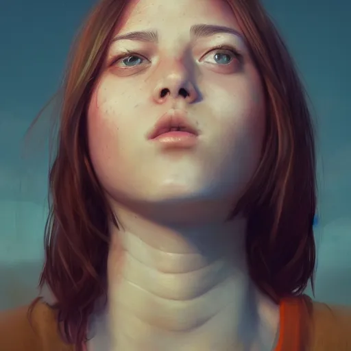 Image similar to no neck havin... nah let me stop mandy jurgens digital art, golden ratio, art canvas, award winning, masterpiece artstation 8 k 1 5 0 mpx