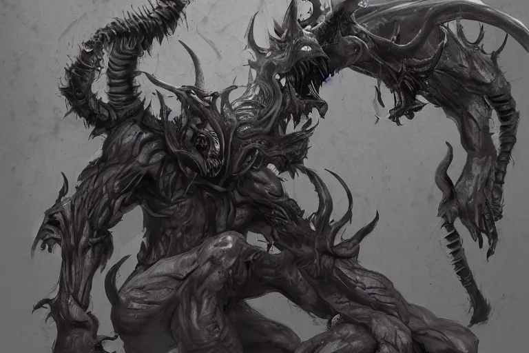 Prompt: Demons of pain, Looping all betrayals I've done in shame, Again and again, I thought that I'd been saved yet here I am, Those demons of pain, Looping my mistakes I've done in vain, Again and again, I thought that I'd been saved yet here I am, concept art, trade on artstation, sharp focus, psychedelic, by Yoshitaka Amano, Mark Ryden, Gloom, Peter Mohrbacher, fantasy art, masterpiece, Hyperrealism. Subsurface scattering. Octane Render. Weirdcore