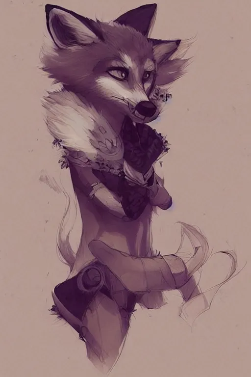 Image similar to a fox fursona, trending on artstation, by kawacy, furry art, digital art, art by dustin nguyen akihiko yoshida greg tocchini