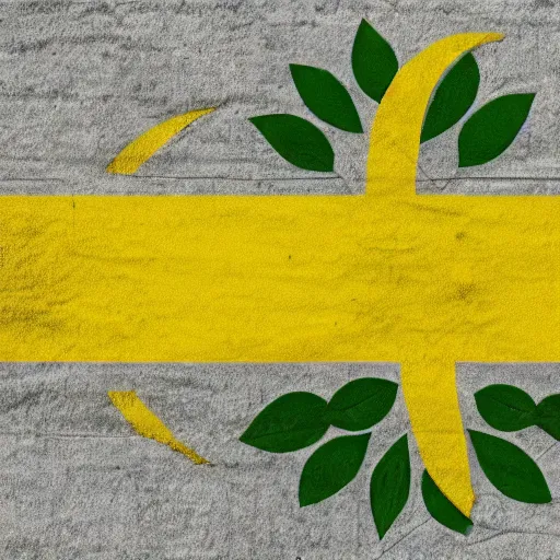 Image similar to concept art of ukraine flag in the shape of flower