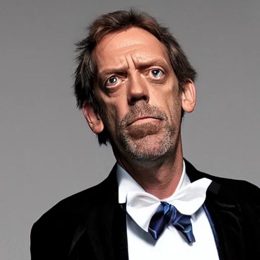 Prompt: Hugh Laurie dressed as a character in Dr. Who