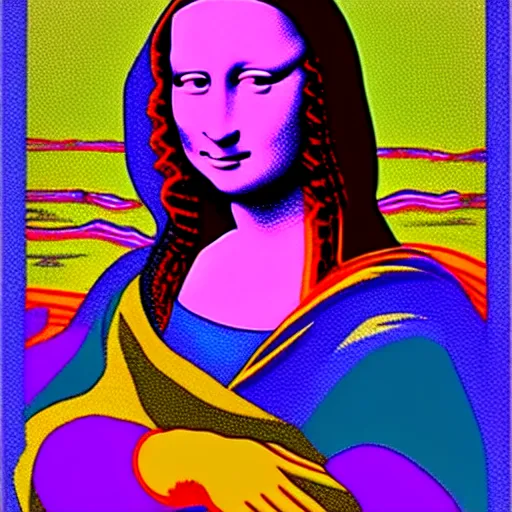 Image similar to mona lisa by lisa frank and jim lee