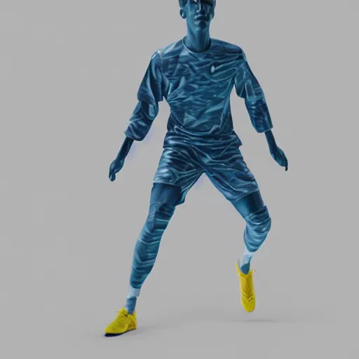 Prompt: abstract 3d male in a modern nike suite age 14 by james jean and Jason Chan, rendering, redshift, octane