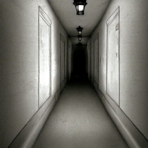 Prompt: the hallway from p. t., by steven kellogg