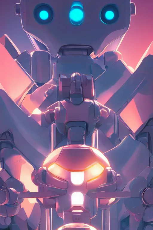 Image similar to metabots medabots medarotto medarot robot minimalist comics, behance hd by jesper ejsing, by rhads, makoto shinkai and lois van baarle, ilya kuvshinov, rossdraws global illumination ray tracing hdr radiating a glowing aura