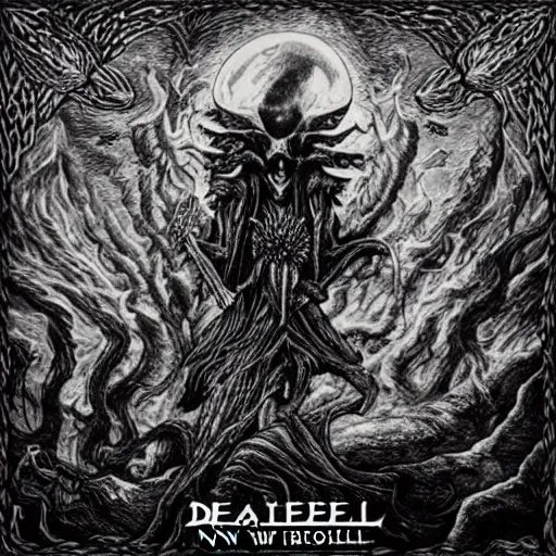 Prompt: deathspell omega new album art