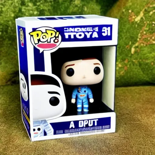 Image similar to A funko pop of a cute astronaut