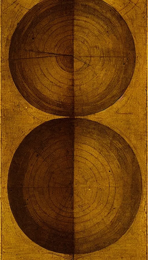 Image similar to the two complementary forces that make up all aspects and phenomena of life, by Leonardo da vinci