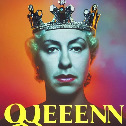 Image similar to queen album cover