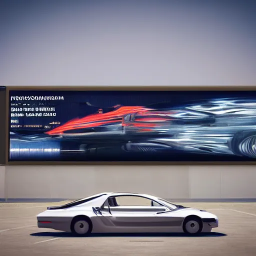 Image similar to sci-fi cars : wall near structure on : the coronation of napoleon painting : and digital billboard in the middle, in style of zaha hadid, suprematism composition, unreal engine 5, keyshot, octane, artstation trending, ultra high detail, ultra photo realistic, 8k, 16k, in plastic, dark, tilt shift,