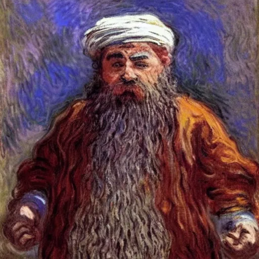 Image similar to Dwarf tries to dodge the intricacies of his sworn enemies in Kafiristan, Claude Monet