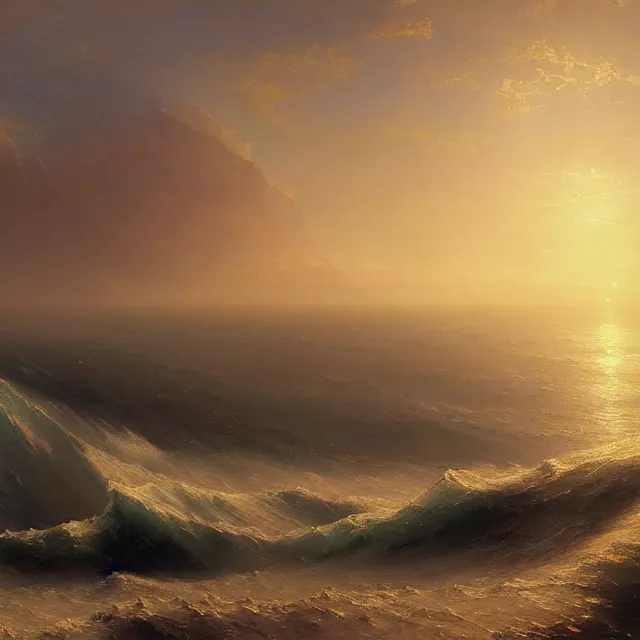 a beautiful painting of the sea by ( ivan aivazovsky ) | Stable ...