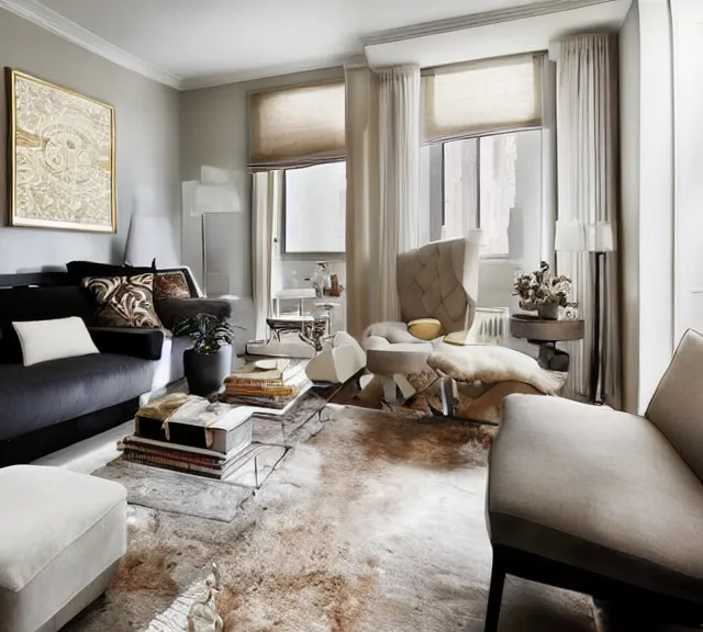 Image similar to apartment designed by nate berkus, muted neutral colors