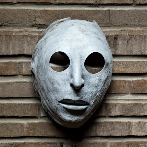 Image similar to monster mask by louise bourgeois