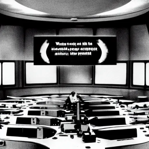 Image similar to War Room from Dr Strangelove