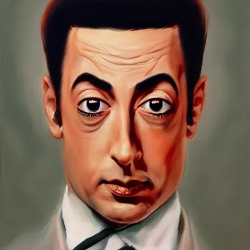 Image similar to ultra realistic portrait painting of pee wee herman as ryu from street fighter, art by frank frazetta, 4 k, ultra realistic, highly detailed, epic lighting