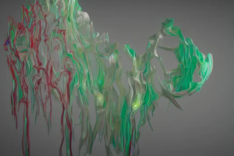 Image similar to Painful pleasures by Lynda Benglis, octane render, 4k, 8k, sharp, very very beautiful