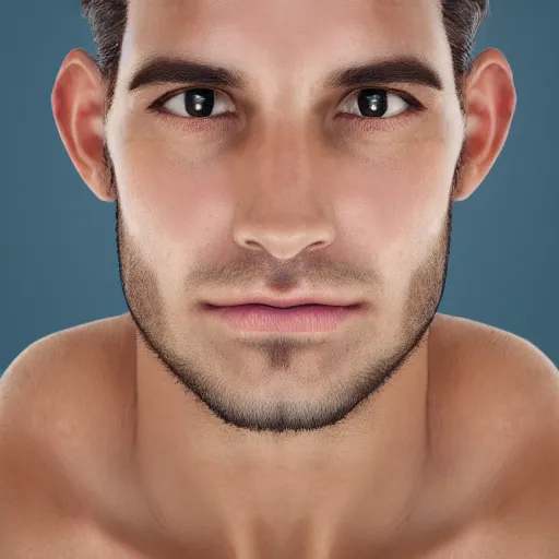 male face reference