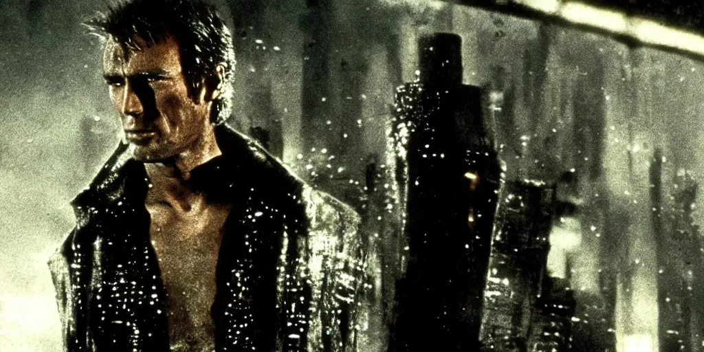 Prompt: clint eastwood in blade runner