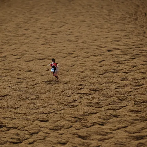 Image similar to runner in quicksand