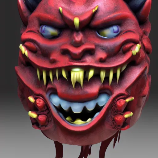 Prompt: Japanese Oni demon, high detail, cinematic, 8k