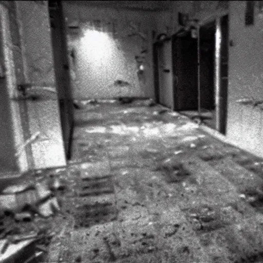 Prompt: unknown entity in Chernobyl, found footage