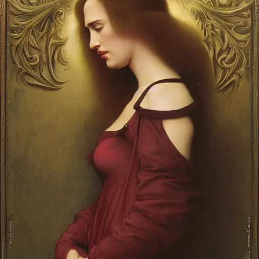 Prompt: polish poster of scarlet johansson and natalie portman, by jan van eyck, tom bagshaw, jean delville, william bouguereau, albrecht durer