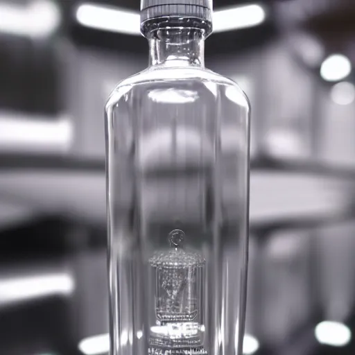 Image similar to A Vodka Bottle on the space, 8K, Ultra Detailed, Very Impressive, smooth and sharp focus