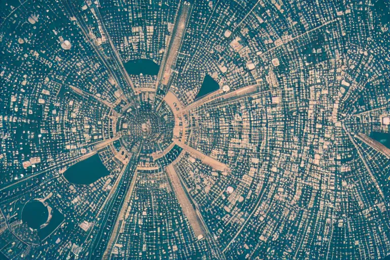 Image similar to macro photo from space of a futuristic interplanetary city, 4k, 8k, ultra realistic, detailed, sharp