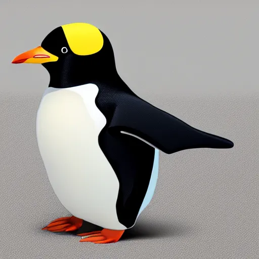 Prompt: fat penguin unity asset, high quality
