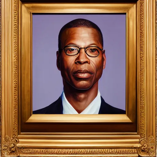 Image similar to francis herman steele corporate portrait, professional profile photo, hyperreal photo portrait by jonathan yeo, by kehinde wiley, by craig wiley, by david dawson