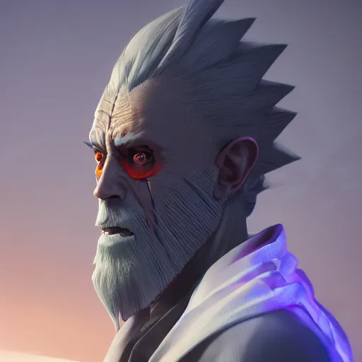 Image similar to portrait of zaraki kenpachi, 8 k uhd, unreal engine, octane render in the artstyle of finnian macmanus, john park and greg rutkowski