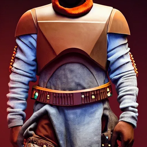 Image similar to The yeezy mandalorian designed by Kanye West